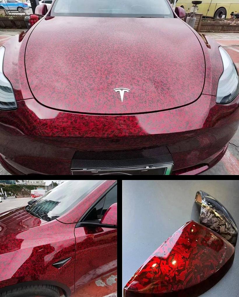 7 mil Gloss PVC Color-Shift Car Wrap